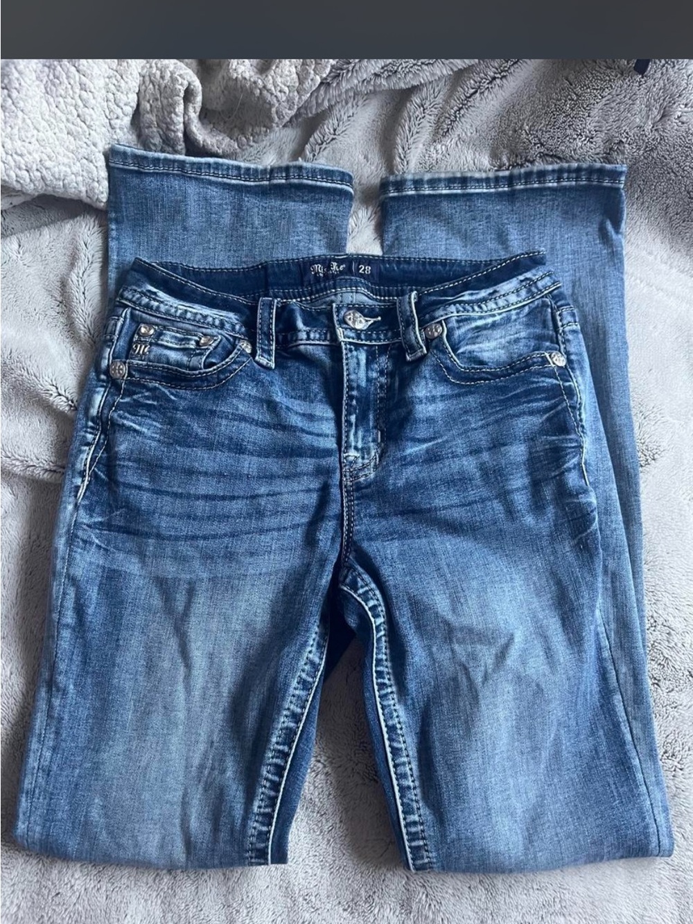 Miss Me Mid-rise boot cut jeans